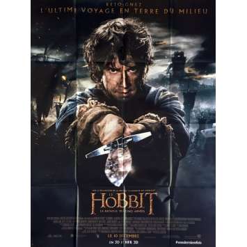 THE HOBBIT 3 Mod. B Affiche de film 120x160 - 2014 - Ian McKellen, Peter Jackson