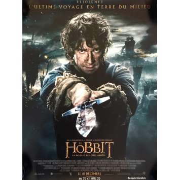THE HOBBIT 3 Mod. B French Movie Poster 15x21 - 2014 - Peter Jackson, Ian McKellen THE HOBBIT 3 Mod. B French Movie Poster 15x21 - 2014 - Peter Jackson, Ian McKellen