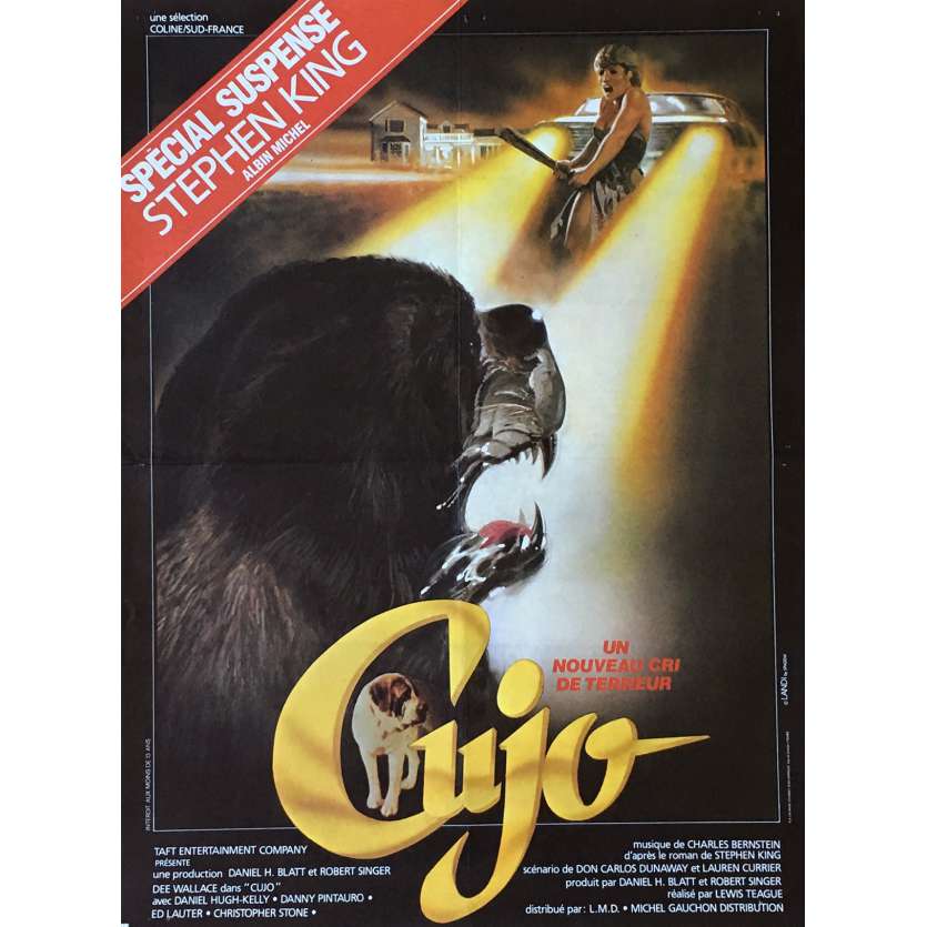 CUJO Movie Poster  15x21 in.  - 1983 - Lewis Teague, Dee Wallace