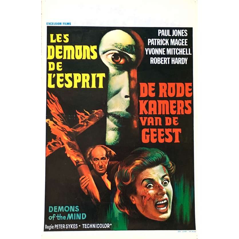 DEMONS OF THE MIND Movie Poster  14x21 in.  - 1972 - Peter Sykes, Robert Hardy
