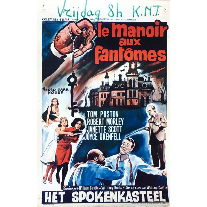 THE OLD DARK HOUSE Movie Poster  14x21 in.  - 1963 - William Castle, Anthony Hinds