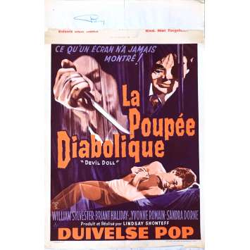 LA POUPEE DIABOLIQUE Affiche de film 35x55 cm - 1963 - William Sylvester, Lindsey Shonteff