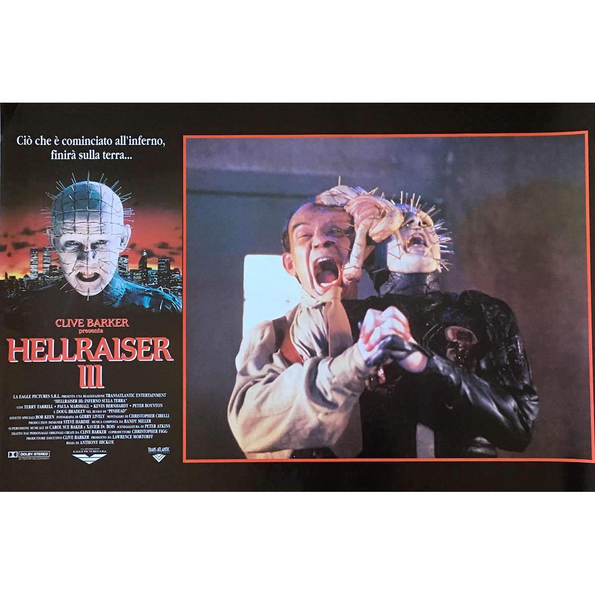 HELLRAISER III HELL ON EARTH Photobusta Poster N04