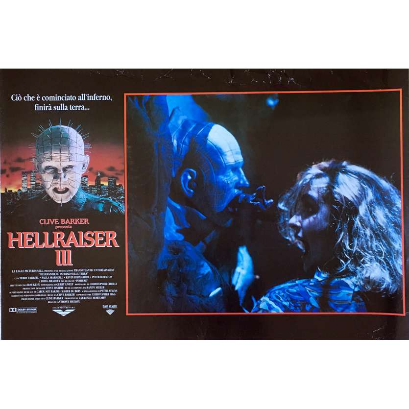 HELLRAISER III HELL ON EARTH Photobusta Poster N03 15x21 in. - 1992 - Anthony Hckox, Doug Bradley
