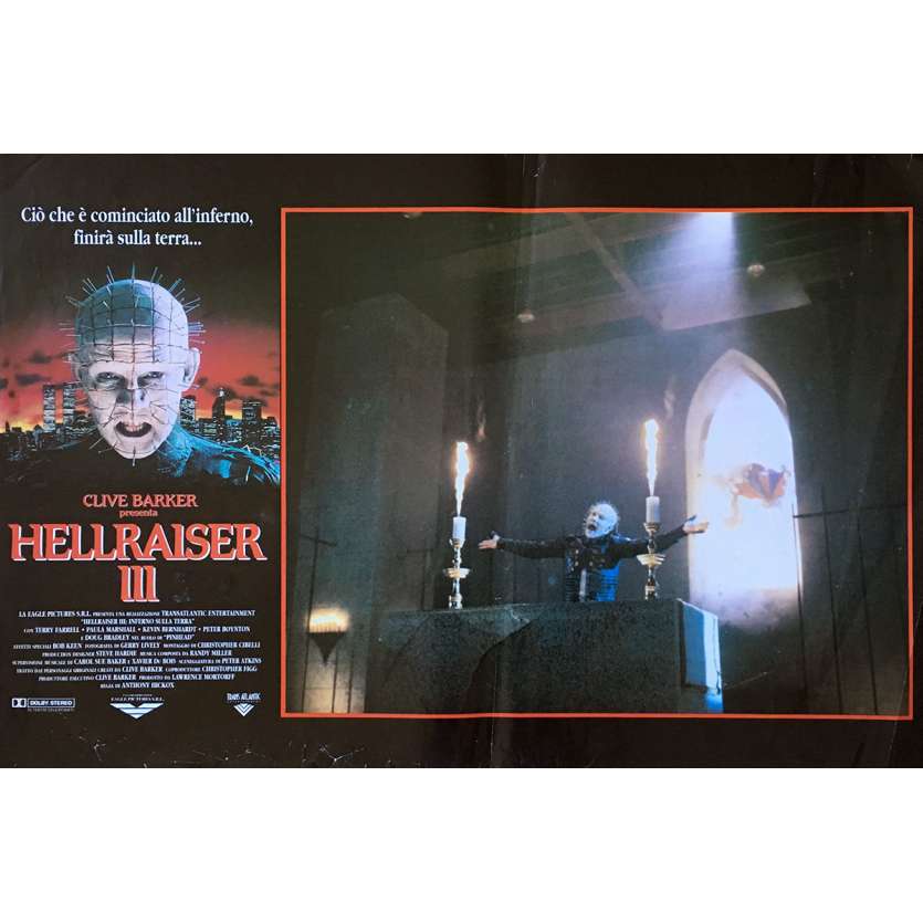 HELLRAISER III HELL ON EARTH Photobusta Poster N02 15x21 in. - 1992 - Anthony Hckox, Doug Bradley