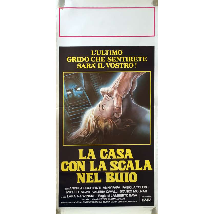 A BLADE IN THE DARK Movie Poster 13x28 in. - 1983 - Lamberto Bava, Andrea Occhipinti