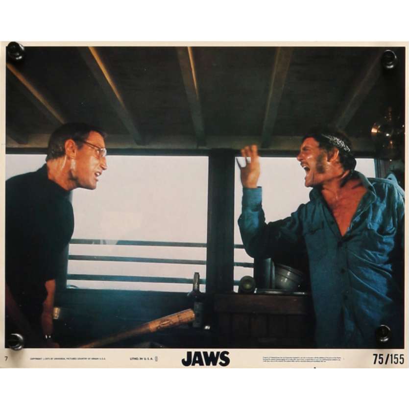 JAWS Lobby Card N7 8x10 US '75 Steven Spielberg, Original LC