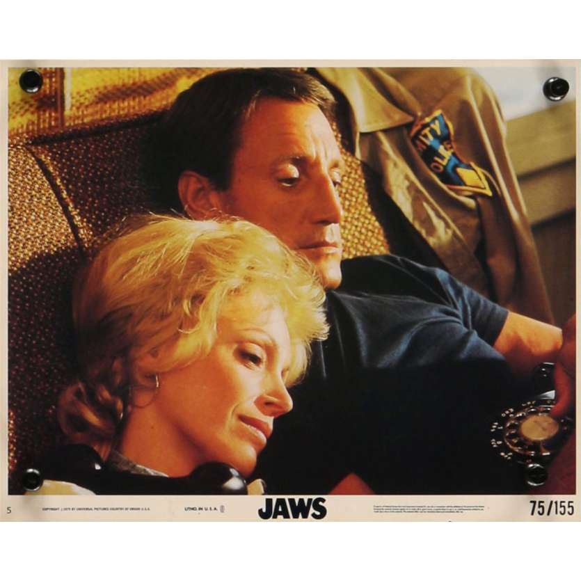DENTS DE LA MER Photo exploitation N10 20x25 US '75 Spielberg, Jaws Lobby Card 