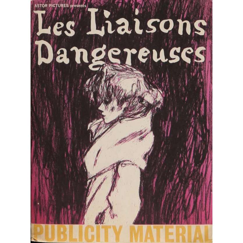 LES LIAISONS DANGEREUSES Dossier de presse 21x30 cm - 1961 - Gérard Philippe, Jeanne Moreau, Roger Vadim