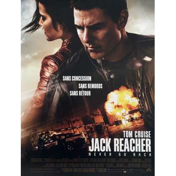 JACK REACHER 2 Affiche de film 40x60 cm - 2016 - Edward Zwick, Tom Cruise