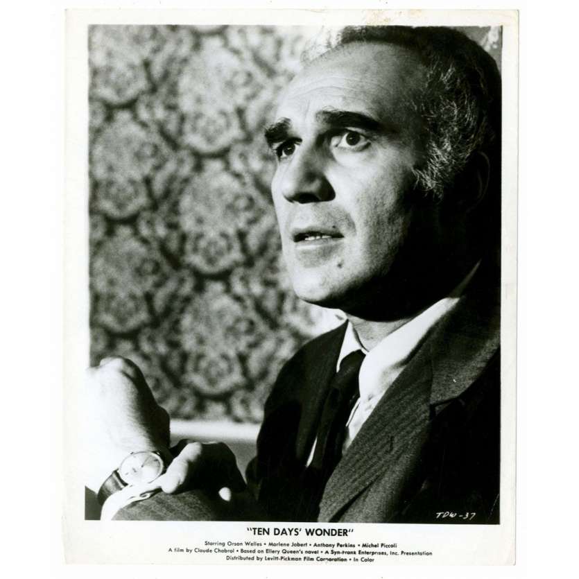 MICHEL PICCOLI La décade prodigieuse Chabrol Photo de presse USA 1972