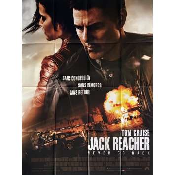 JACK REACHER 2 Affiche de film 120x160 cm - 2016 - Edward Zwick, Tom Cruise