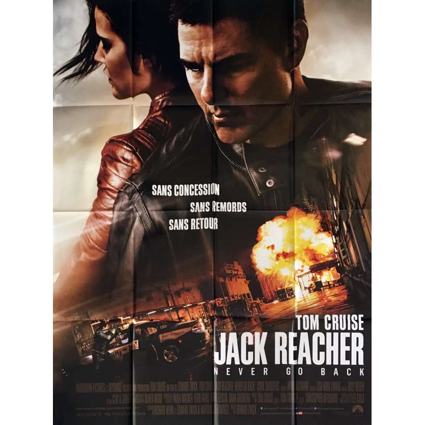 JACK REACHER NEVER GO BACK Movie Poster  47x63 in.  - 2016 - Edward Zwick, Tom Cruise