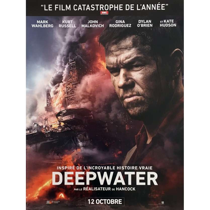 DEEPWATER HORIZON Affiche de film 40x60 cm - 2016 - Peter Berg, Mark Whalberg