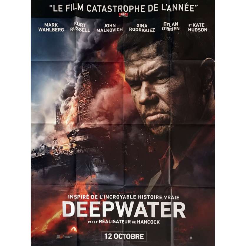 DEEPWATER HORIZON Affiche de film 120x160 cm - 2016 - Peter Berg, Mark Whalberg