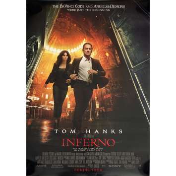 INFERNO Movie Poster DS 29x40 in. - 2016 - Ron Howard, Tom Hanks