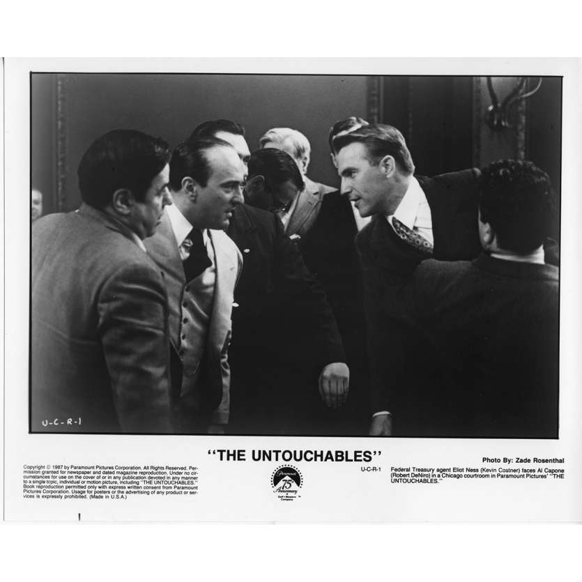 LES INCORRUPTIBLES Photo de Presse N3 US 1987 Kevin Costner, De Palma