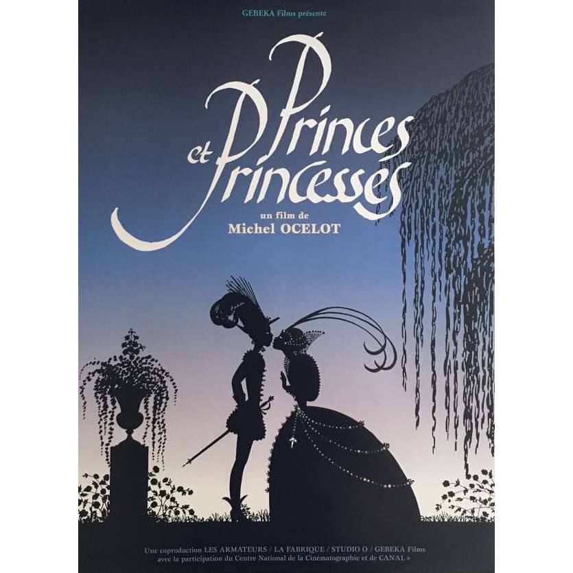 PRINCES AND PRINCESSES Movie Poster 15x21 in. - 2000 - Michel Ocelot, Arlette Mirapeu