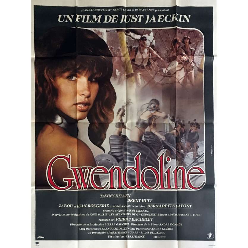 GWENDOLINE French Movie Poster  47x63 - 1983 - Just Jaekin, Zabou