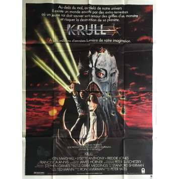 KRULL Movie Poster 47x63 in. French - 1983 - Peter Yates, Ken Marsall