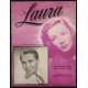 LAURA sheet music '44 close up of beautiful Gene Tierney, Otto Preminger, Laura!