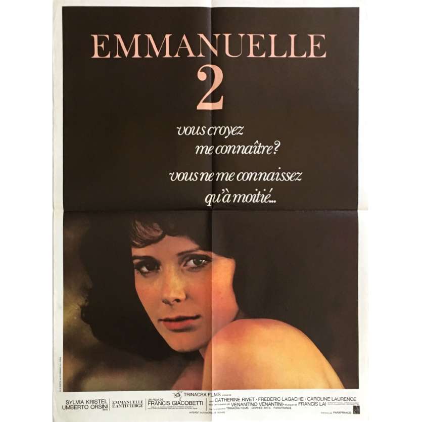 EMMANUELLE 2 Affiche de film 60x80 cm - 1975 - Sylvia Kristel, Francis Giacobetti