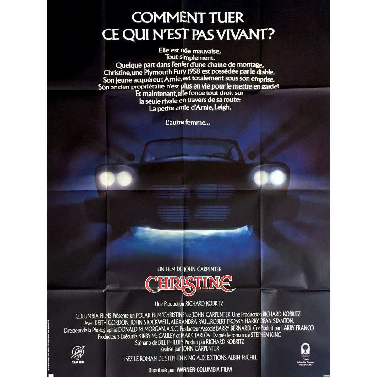 Christine 1983 Film Complet En Francais Affiche de CHRISTINE