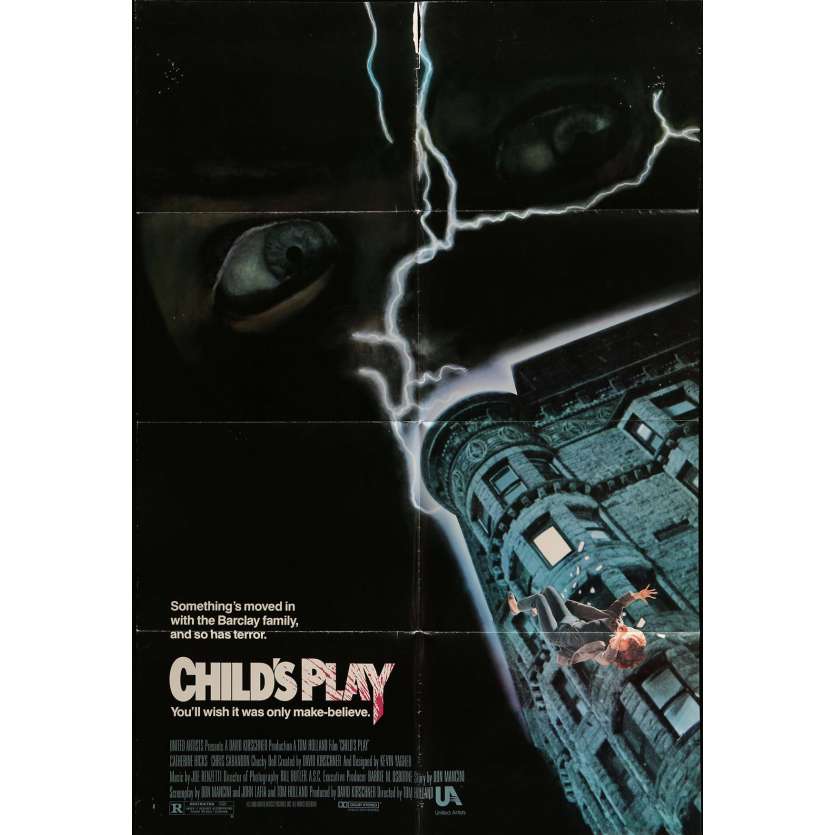 CHILD'S PLAY Movie Poster 29x41 in. - 1988 - Tom Holland, Catherine Hicks