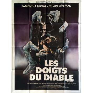 LES DOIGTS DU DIABLE Affiche de film 120x160 cm - 1981 - Samantha Eggar, Alfredo Zacharias