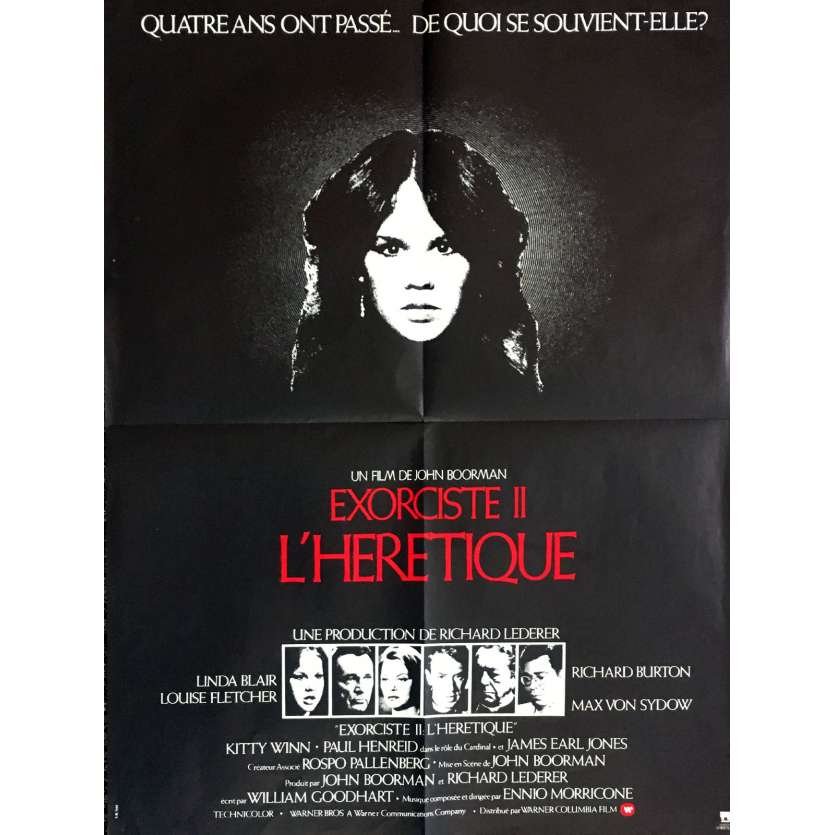 EXORCIST II THE HERETIC Movie Poster  23x32 in.  - 1977 - John Boorman, Richard Burton