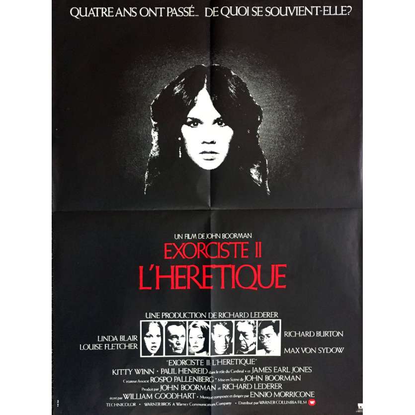 L'EXORCISTE II L'HERETIQUE Affiche de film 60x80 cm - 1977 - Richard Burton, John Boorman