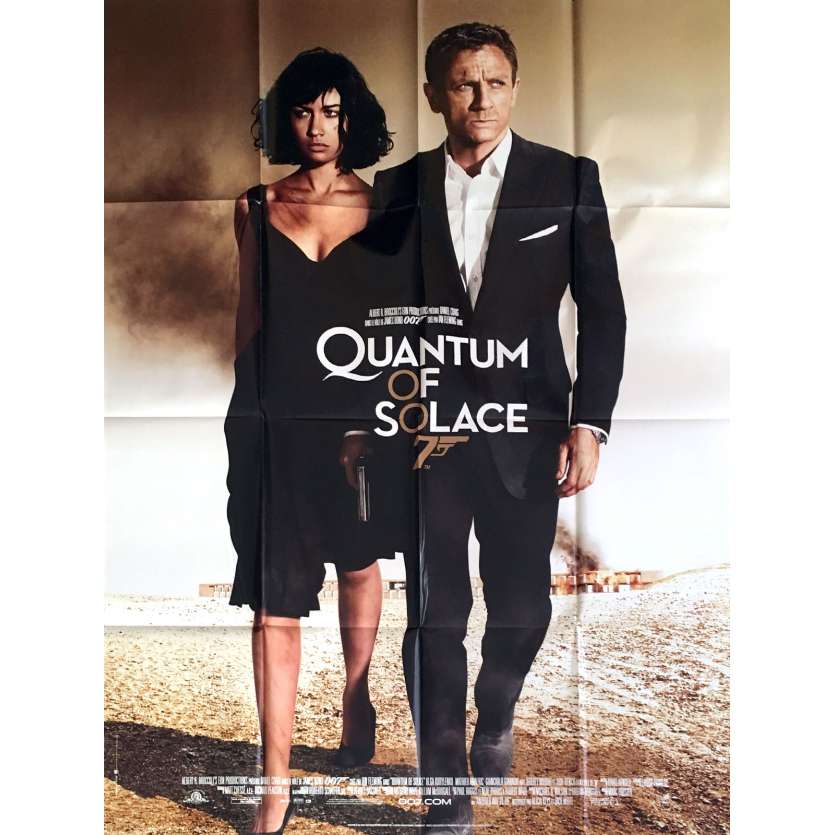 QUANTUM OF SOLACE Affiche de film 120x160 - 2008 - Daniel Craig, James Bond