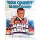 JAMAIS PLUS JAMAIS Affiche de film 120x160 - 1983 - Sean Connery, 007 James Bond