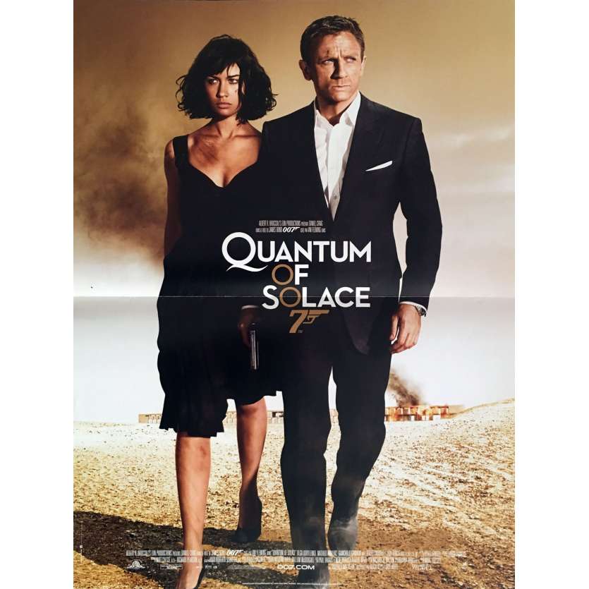 QUANTUM OF SOLACE Affiche de film 40x60 - 2008 - Daniel Craig, James Bond