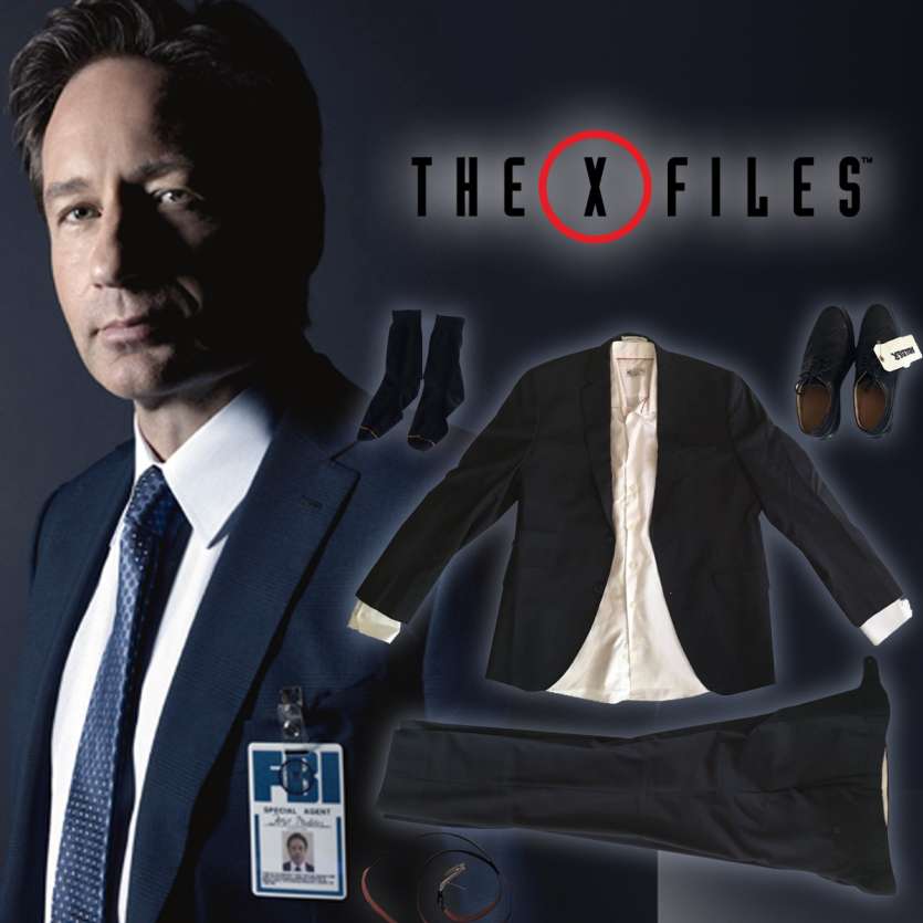 X-FILES Costume complet de Mulder utilisé par la production !