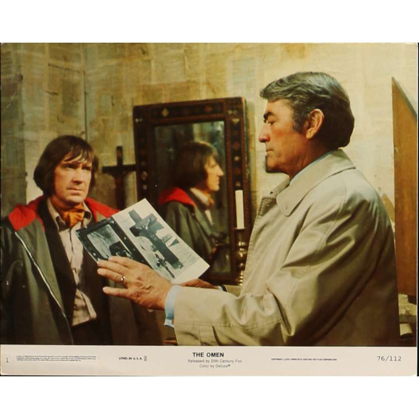 THE OMEN Lobby Card N01 8x10 in. - 1979 - Richard Donner, Gregory Peck