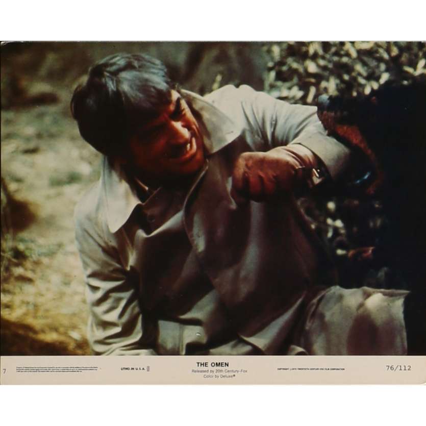 THE OMEN Lobby Card N07 8x10 in. - 1979 - Richard Donner, Gregory Peck