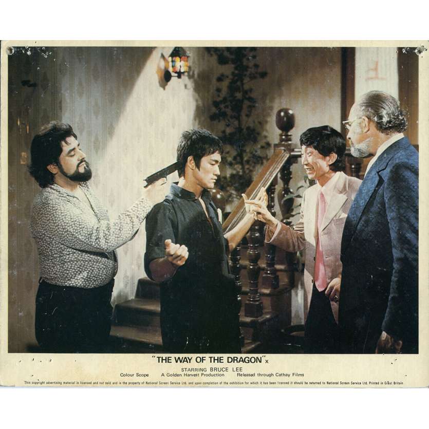 LA FUREUR DU DRAGON Photo de film N04 20x25 cm - 1972 - Chuck Norris, Bruce Lee