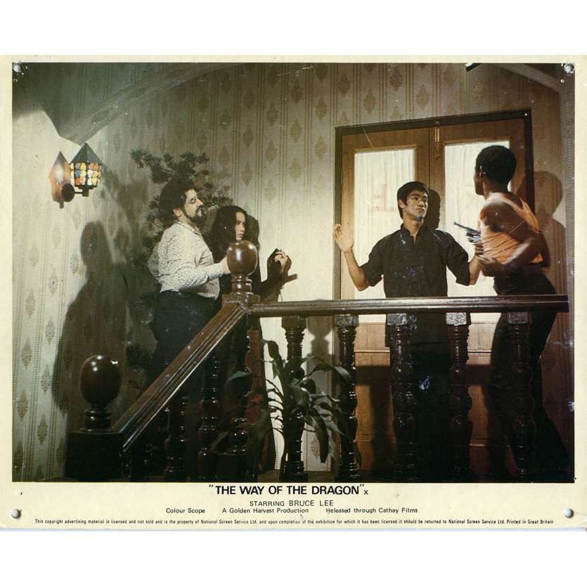 THE RETURN OF THE DRAGON Lobby Card N07 8x10 in.  - 1972 - Bruce Lee, Chuck Norris