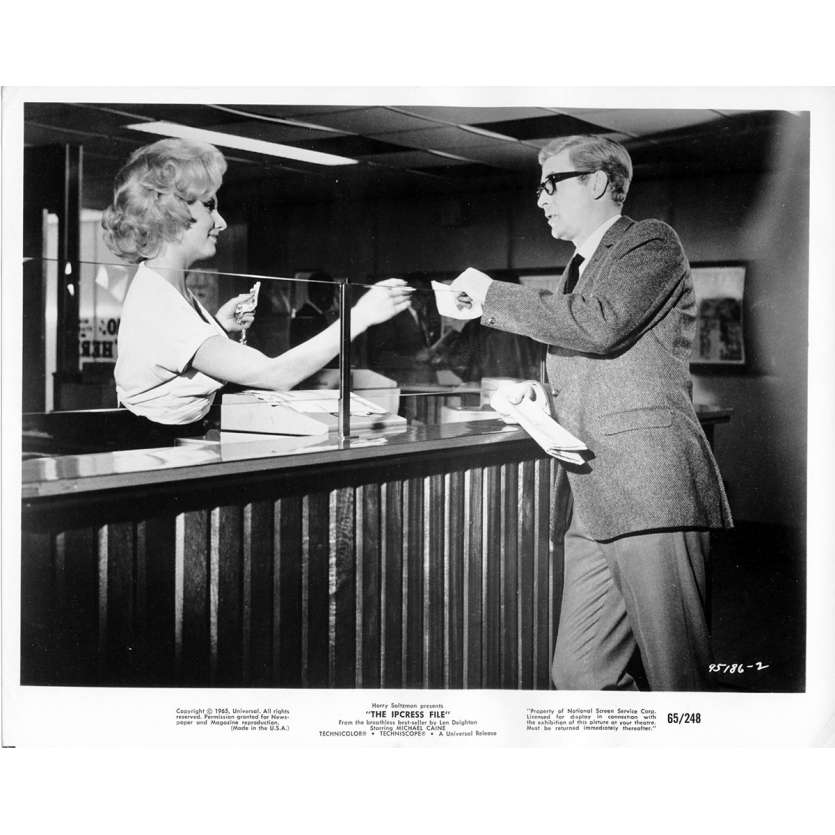 THE IPCRESS FILE Movie Still N01 8x10 in. - 1965 - Sidney J. Furie, Michael Caine