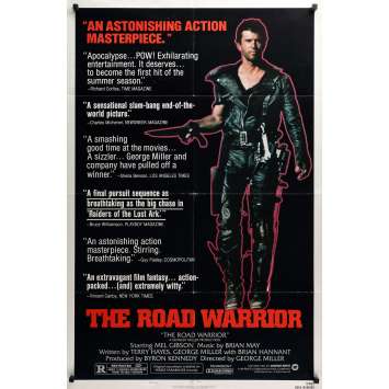 MAD MAX 2: THE ROAD WARRIOR Movie Poster Style B 29x41 in. - 1982 - George Miller, Mel Gibson