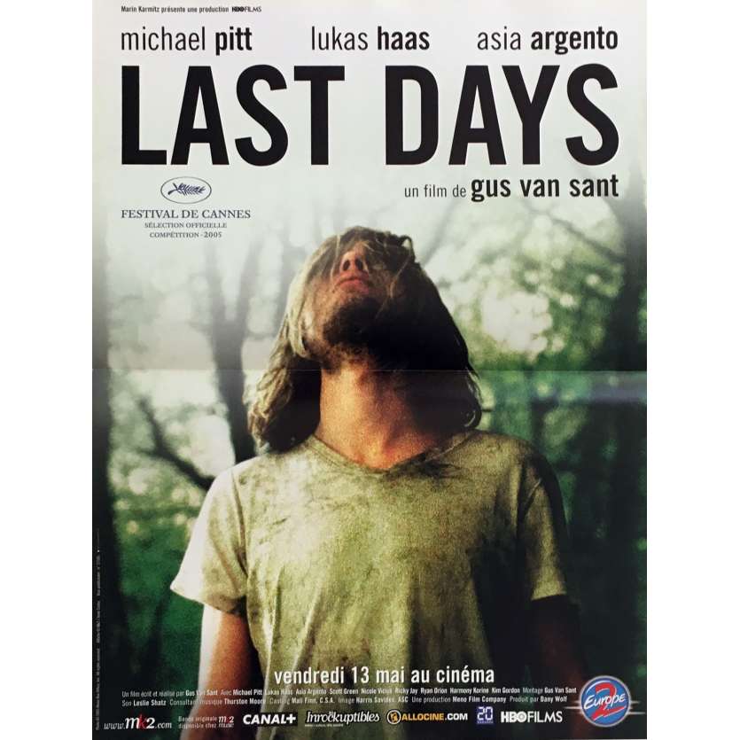 LAST DAYS Affiche de film 40x60 cm - 2005 - Michael Pitt, Gus Van Sant