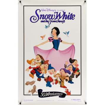 BLANCHE NEIGE Affiche de film 69x104 - R1987 Walt Disney BLANCHE NEIGE Affiche de film 69x104 - R1987 Walt Disney