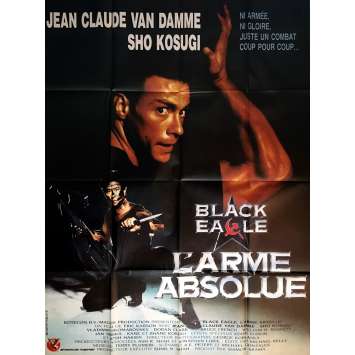 BLACK EAGLE L'ARME ABSOLUE Affiche de film 120x160 cm - 1988 - Jean-Claude Van Damme, Erik Carson