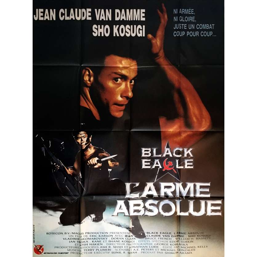 BLACK EAGLE Movie Poster 47x63 in. - 1988 - Erik Carson, Jean-Claude Van Damme