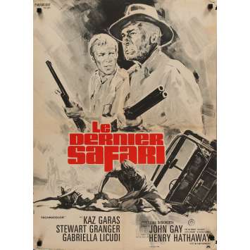 THE LAST SAFARI Movie Poster 23x32 in. - 1967 - Henry Hathaway, Stewart Granger