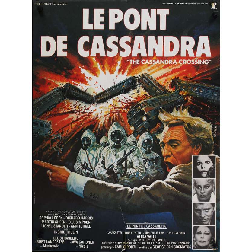 LE PONT DE CASSANDRA Affiche de film  60x80 cm - 1976 - Sophia Loren, George P. Cosmatos