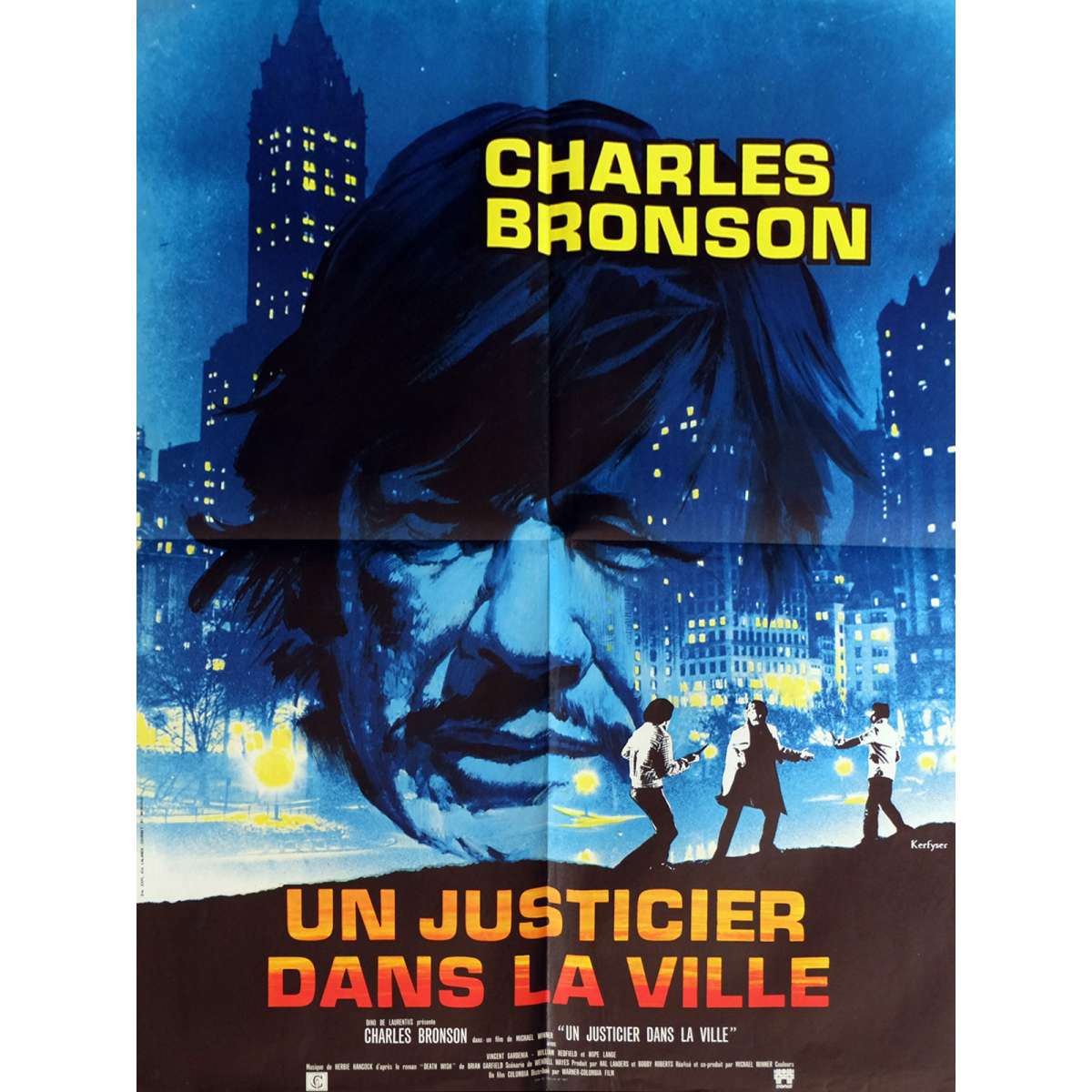 Film Un Justicier Dans La Ville Affiche de UN JUSTICIER DANS LA VILLE