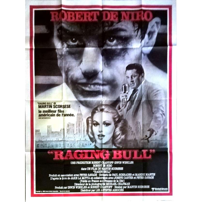 RAGING BULL Affiche de film Mod. B 120x160 cm - 1980 - Robert de Niro, Martin Scorsese