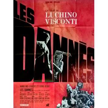LES DAMNES Affiche de film 120x160 - 1969 - Dirk Bogarde, Luchino Visconti LES DAMNES Affiche de film 120x160 - 1969 - Dirk Bogarde, Luchino Visconti